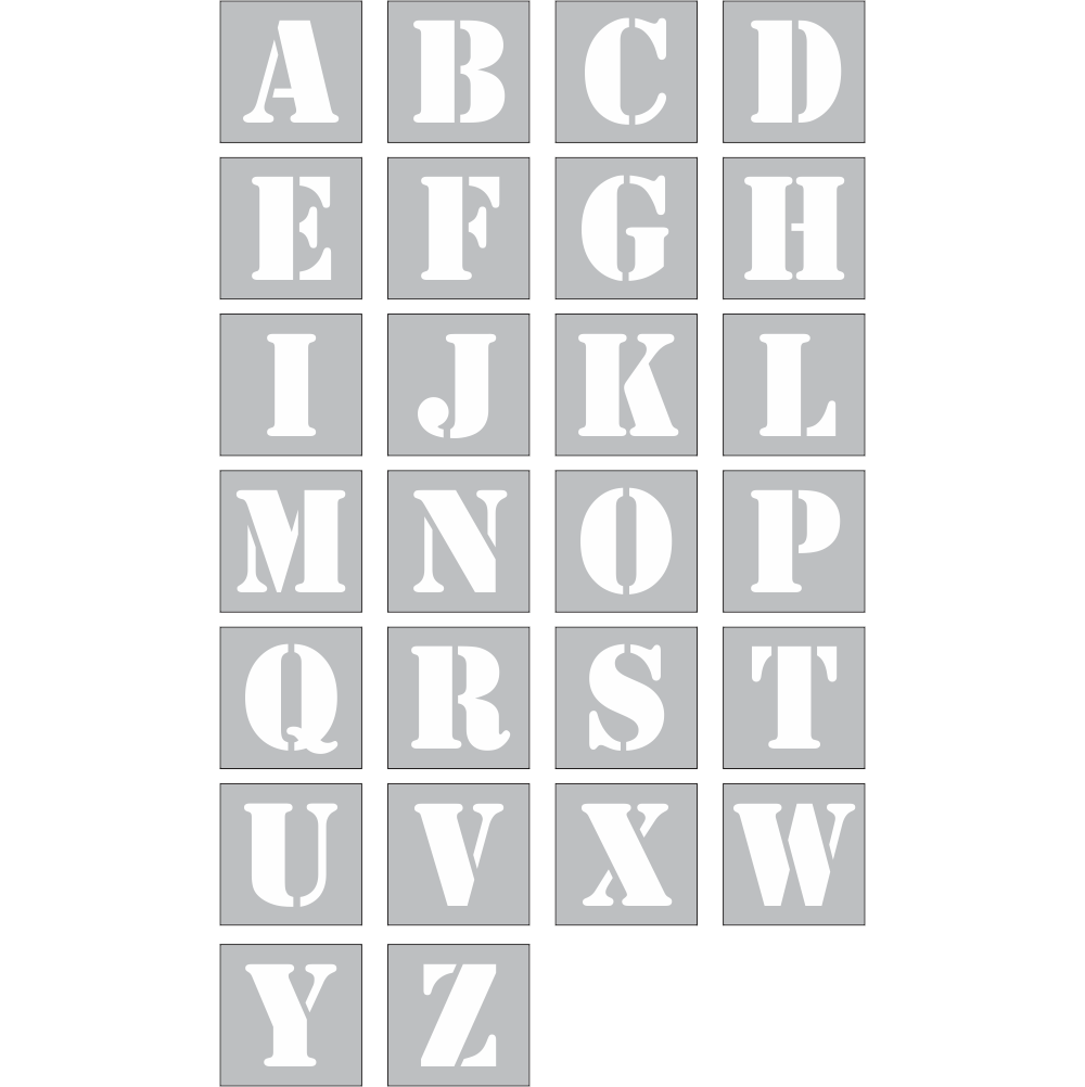 MDV 05 - Alfabeto em Molde Vazado